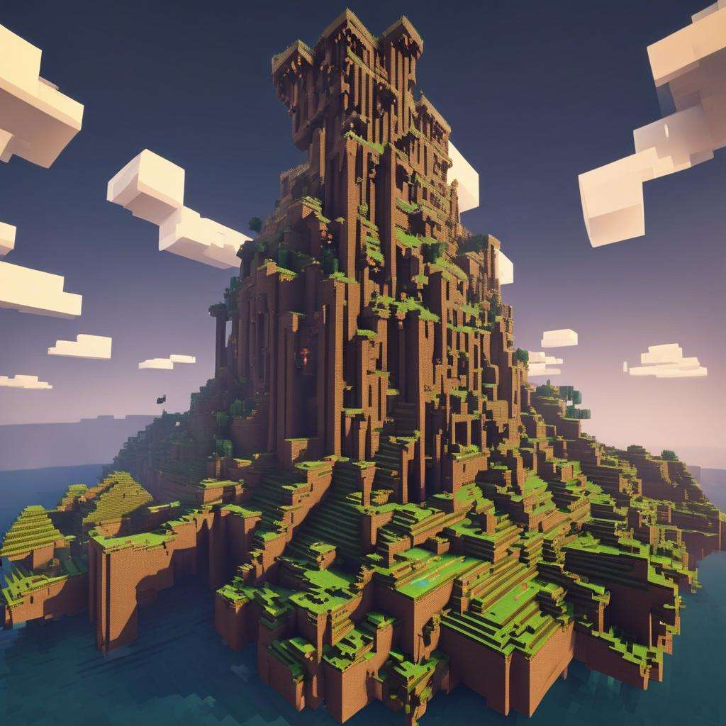 Epic Minecraft structures image