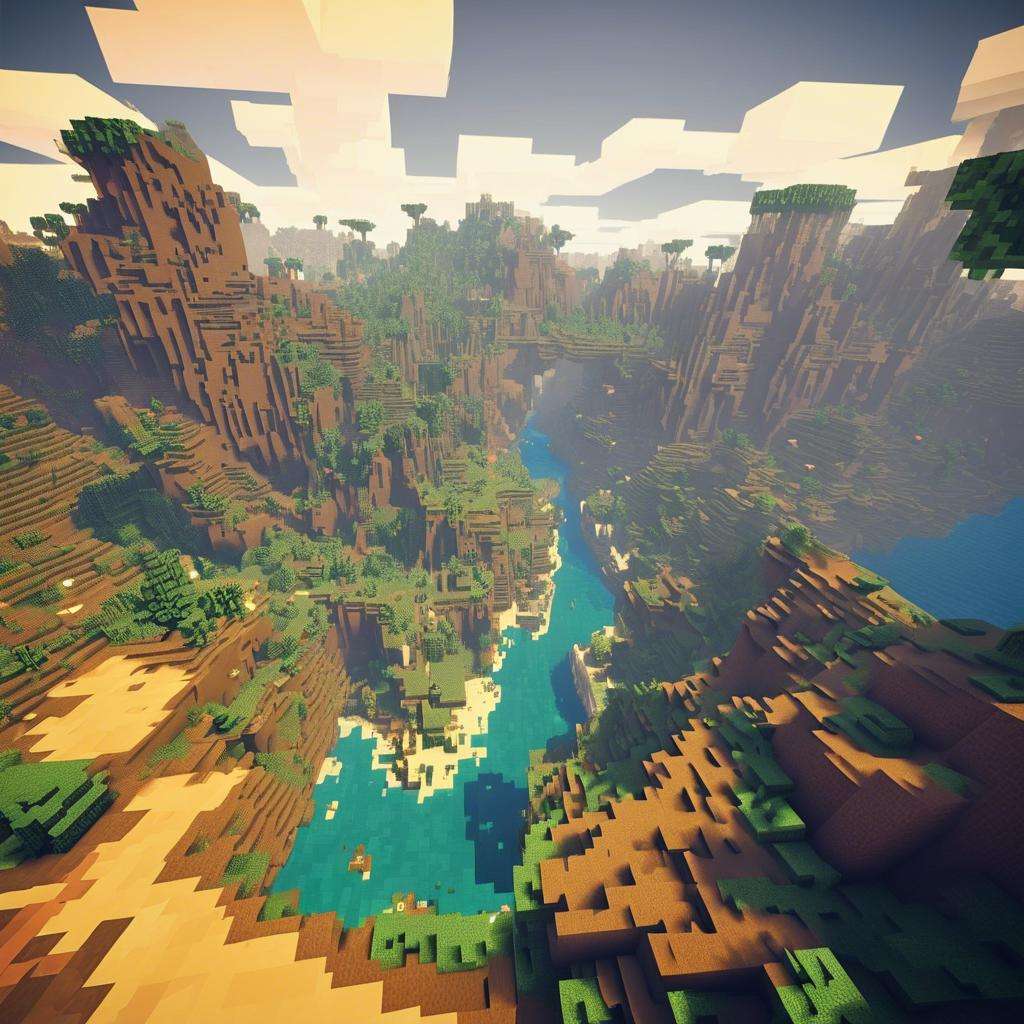 Minecraft biomes landscape image